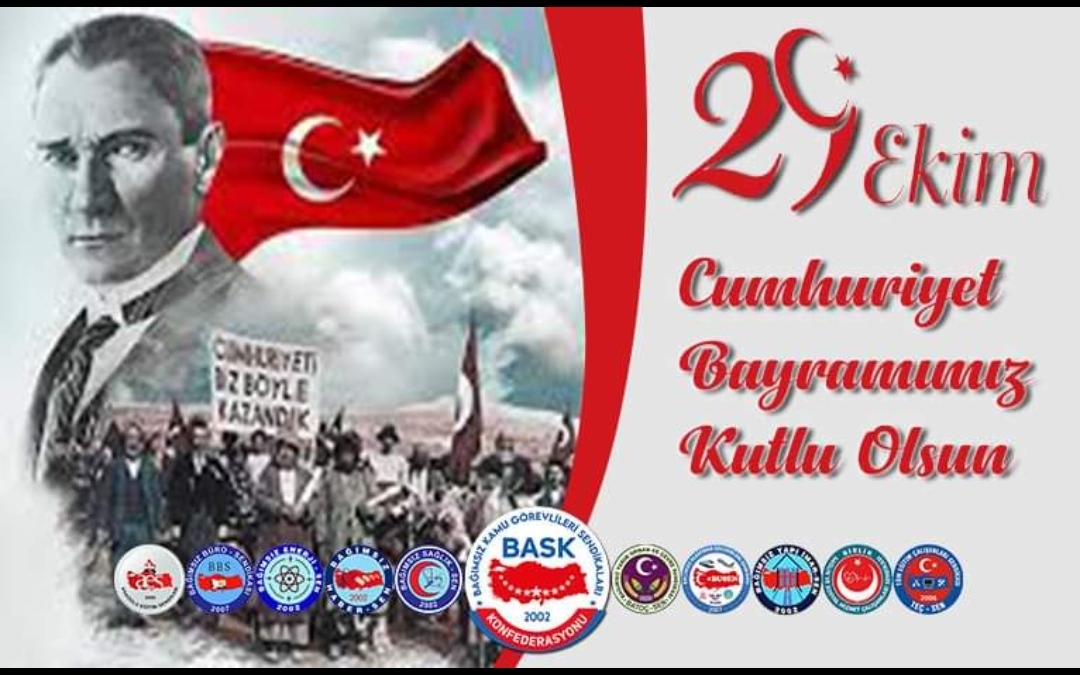 29 Ekim Cumhuriyet Bayramımız Kutlu Olsun